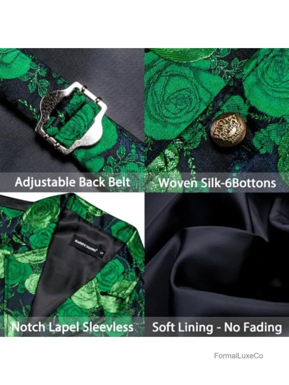 Mens Victorian Suit Vest Paisley Jacquard Steampunk Gothic Waistcoat Formal